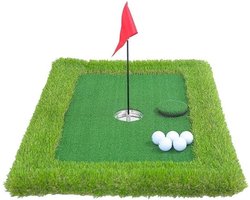 Mini Golf Oefenhulpmiddel voor Binnen en Buiten - Drijvende Groene Putting Green voor Zwembad en Tuin