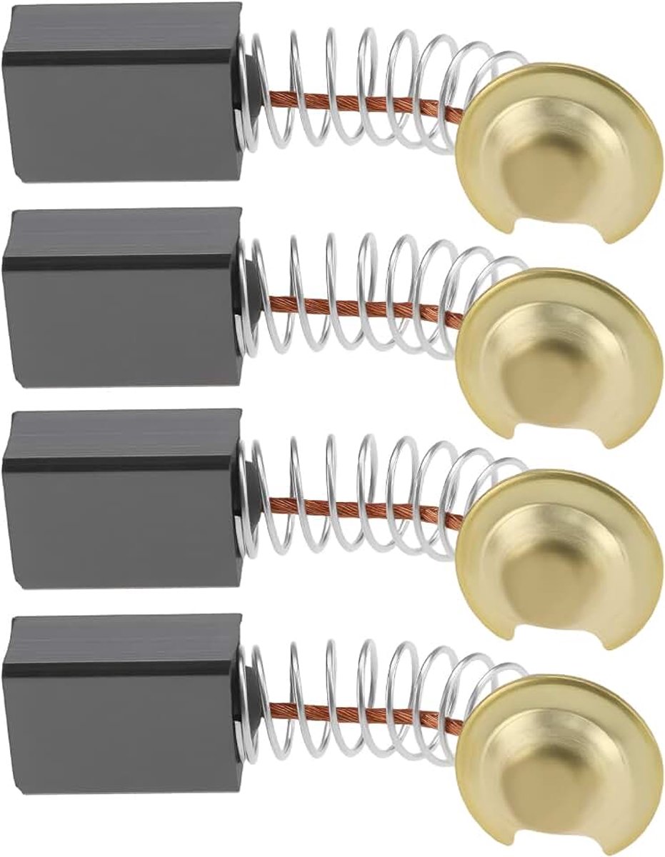 4 stks Gipsplaten Sander Koolborstels 12x8x5mm Compatibel met Menzer LHS 225