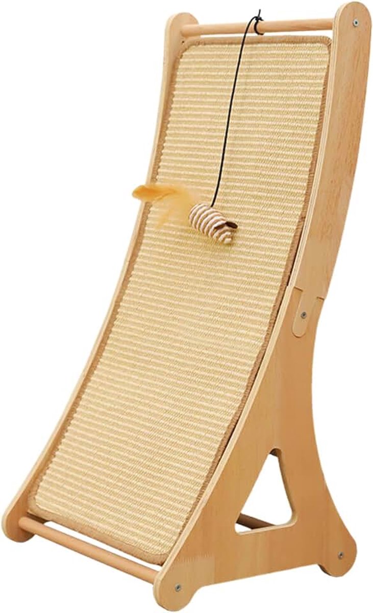 Meubelbescherming, bruine kleur, kattenkrabhelling L-vormig, stabiele constructie, voor huisdieren, kittens binnenshuis