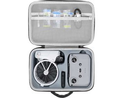 Tas voor DJI Flip Drone met Schouderriem - Waterdichte PU-Hoes voor RC-N3 Controller en Batterijen