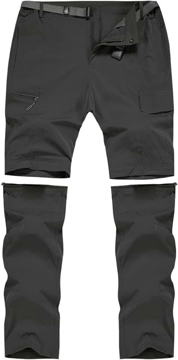 Mannen Convertible Broek Outdoor Wandelen Broek Sneldrogende Lichtgewicht Camping Vissen Shorts