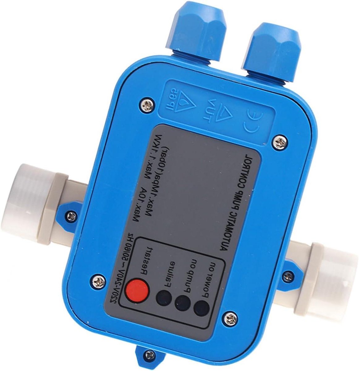 Automatische Waterpomp Regelaar - Drukschakelaar Pomp - Constante Waterdruk - Elektronische Intelligentie - 1 inch - Zwart