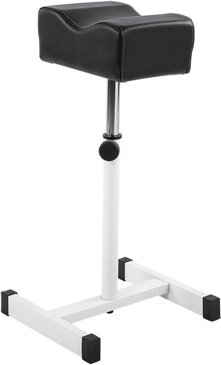 Voetsteun Salon - Nagelsteun Manicure - Professionele Verzorging - Verstelbare Hoogte - 48-68 cm - Zwart