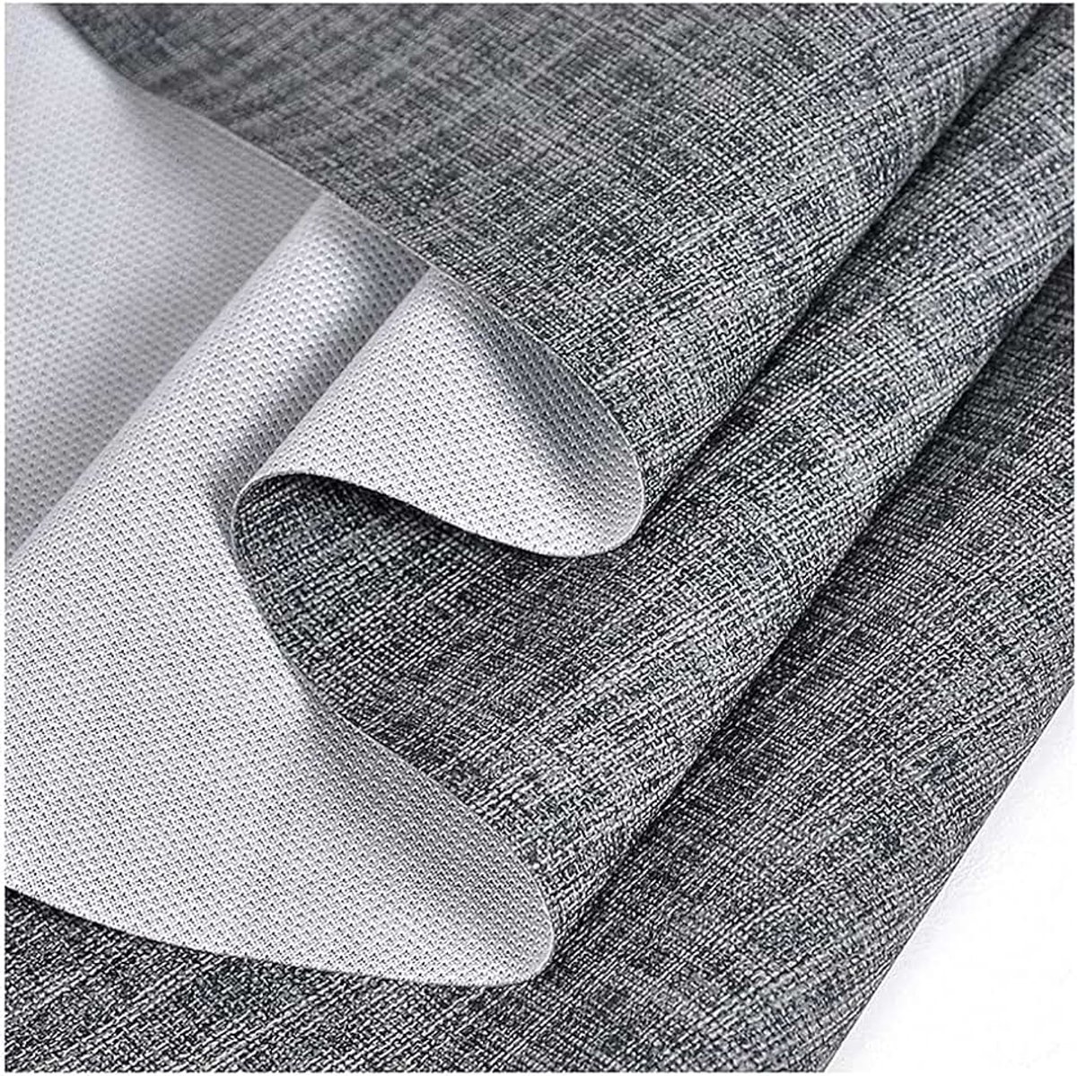 Faux Leather Sheets Inclusief Lederen Kunstleer Bekleding Stof Faux Lederen Bekleding Materiaal Lederen Bladen voor Lederen Bogen en Oorbellen Maken (Grootte: 1.38X1m, Kleur: Grijs 13 #)