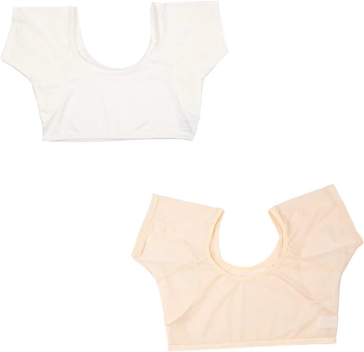 Vest voor dames, 2 stuks zweetpads, okselpads, wasbaar okselvest, katoen, absorberend, zweetpads, ademend, okselvest, onderarm pads, vest voor dames