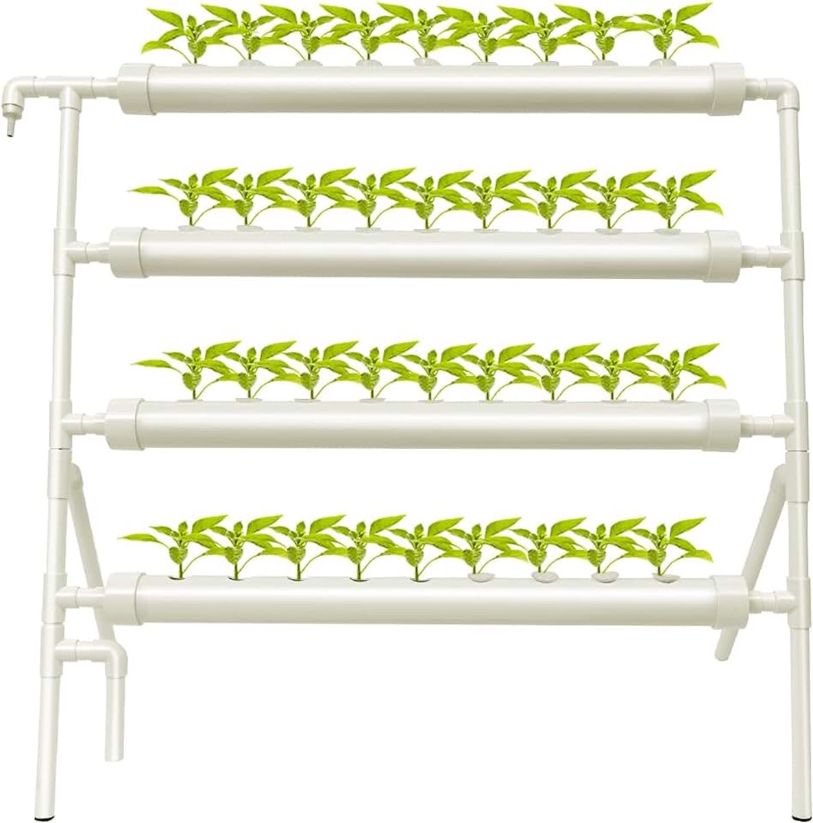 36 gaten, hydrocultuurset met waterpomp, hydrocultuur, kweekkit voor balkongroenten, kruiden, huis, balkon, tuin, grondloos aanbouwsysteem
