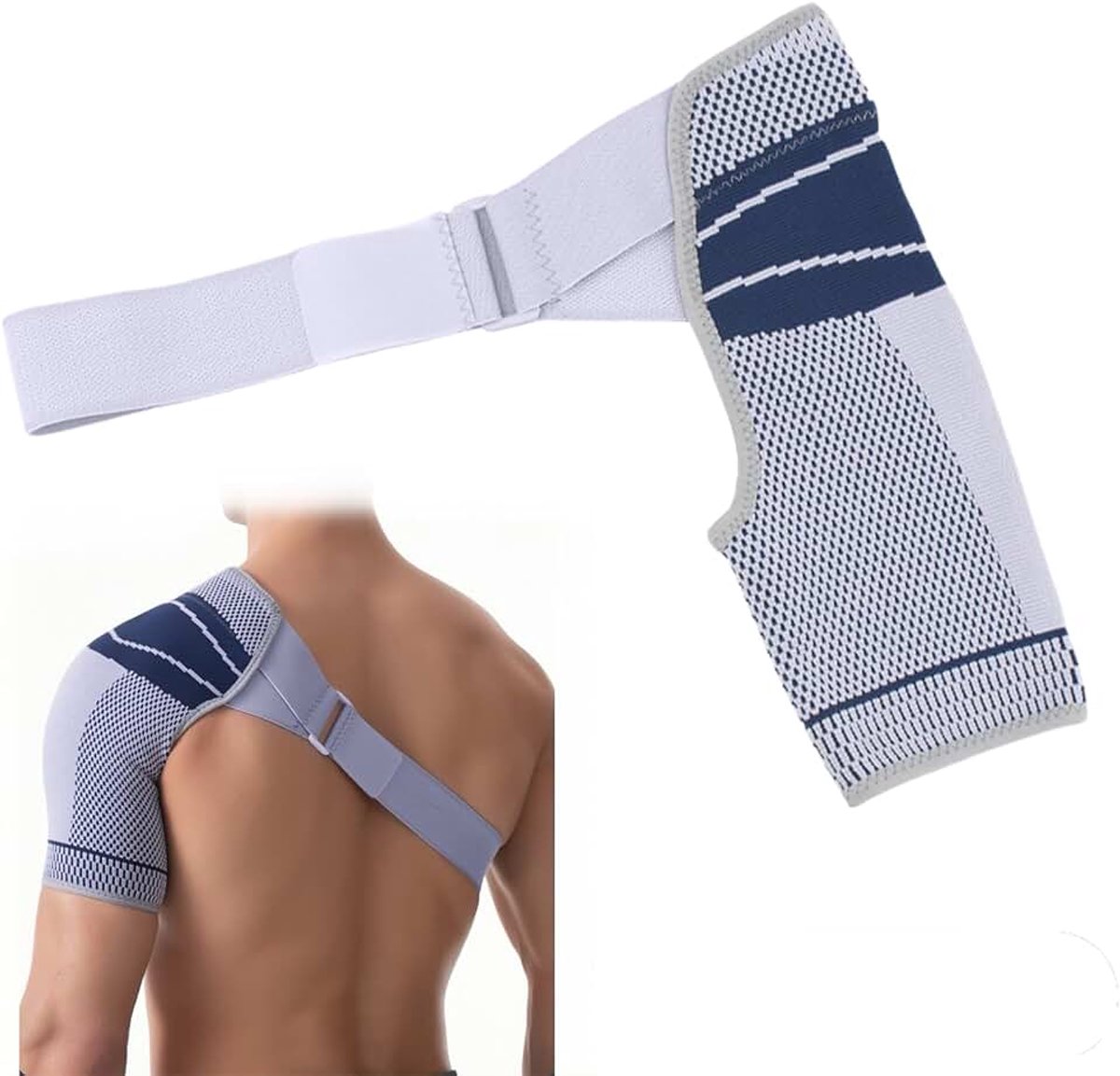 Schouderbandage voor Vrouwen, Schouderbandage voor Heren, Schoudersteun, Schouder Bandage, Geschikt voor linker of rechter schouder
