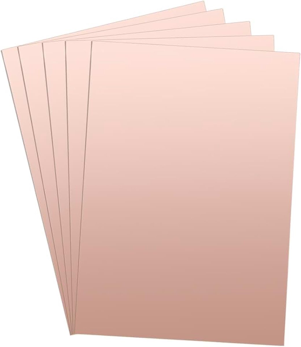 5 stuks 70 x 50 mm dubbelzijdig gecoat koper gelamineerd PCB schakeling FR4 dikte 1 mm DIY Prototyping PCB-kaart