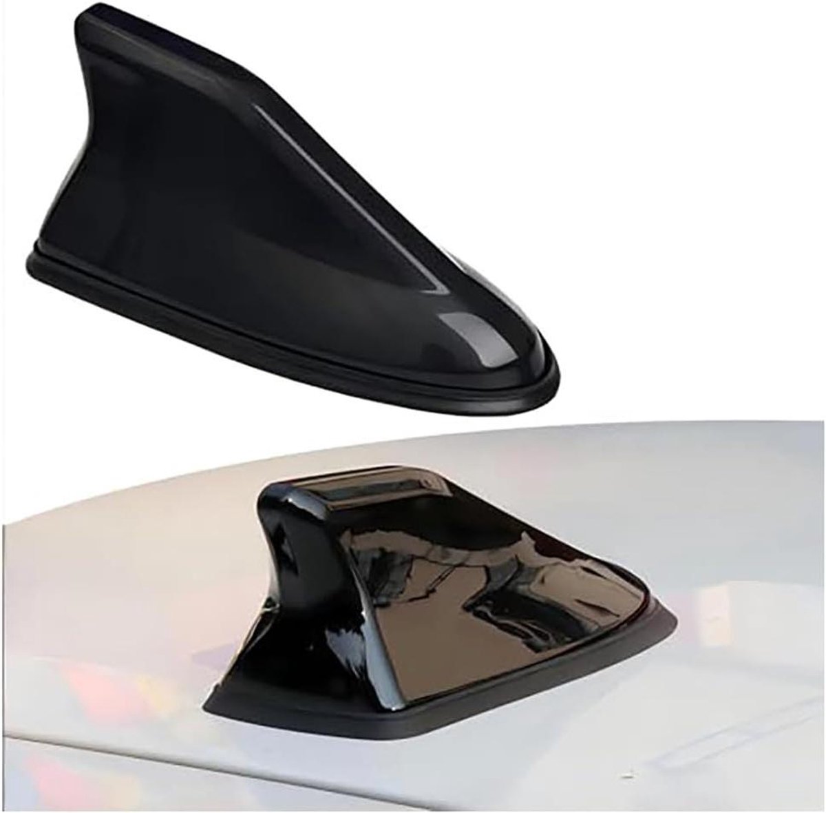 Auto Haaienvin Antenne - Dakantenne Radio Signaal - Verbeter Signaal en Decoratie - Lage Wind Weerstand - 100 g - Zwart