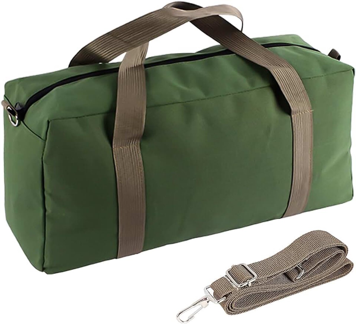1 x tuingereedschapstas, 1 x schouderband, organisatortas voor gereedschap, multifunctionele tas, tas voor hardwaregereedschap, buiten draagtas voor gereedschap