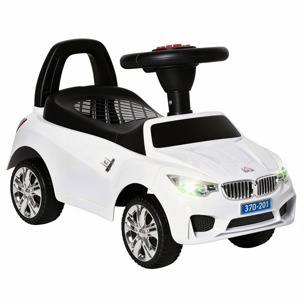 HOMCOM-Kinderglijwagen-PP-63,5x28x36cm-Wit