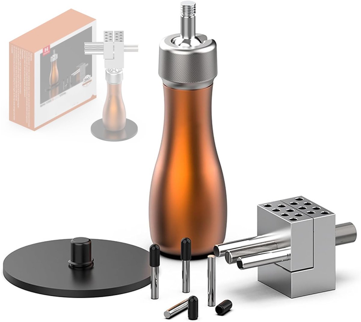 Bankschroef voor modelbouw, verstelbare 30 mm greepbreedte, kleine bankschroef met handvat en basis, voor houtbewerking, boren, zagen, sieraden maken, metaalbewerking, doe-het-zelf