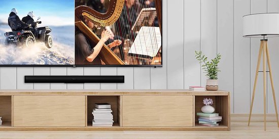 Soundbar - TV Speaker - Film Geluid - Dolby Audio - 80 cm - Zwart — afbeelding 2