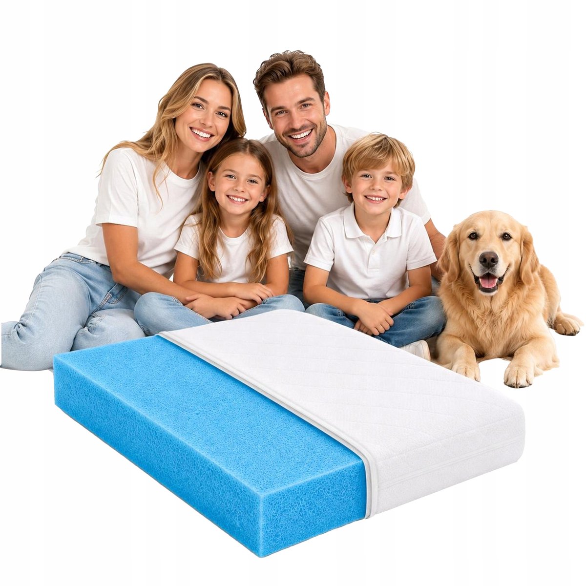 Flexi Soft Matras 80x190cm - Zacht Schuim, overdreven & Duurzaam H1