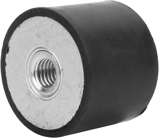 Rubberen Montageset 4 Stuks Binnendraad Trillingsisolator, DE40 * 30 M10 Rubberen Montage met 14Mpa Breeksterkte, Anti-trillingsspoel voor Machines, Auto-uitrusting (DE40*30 M10)