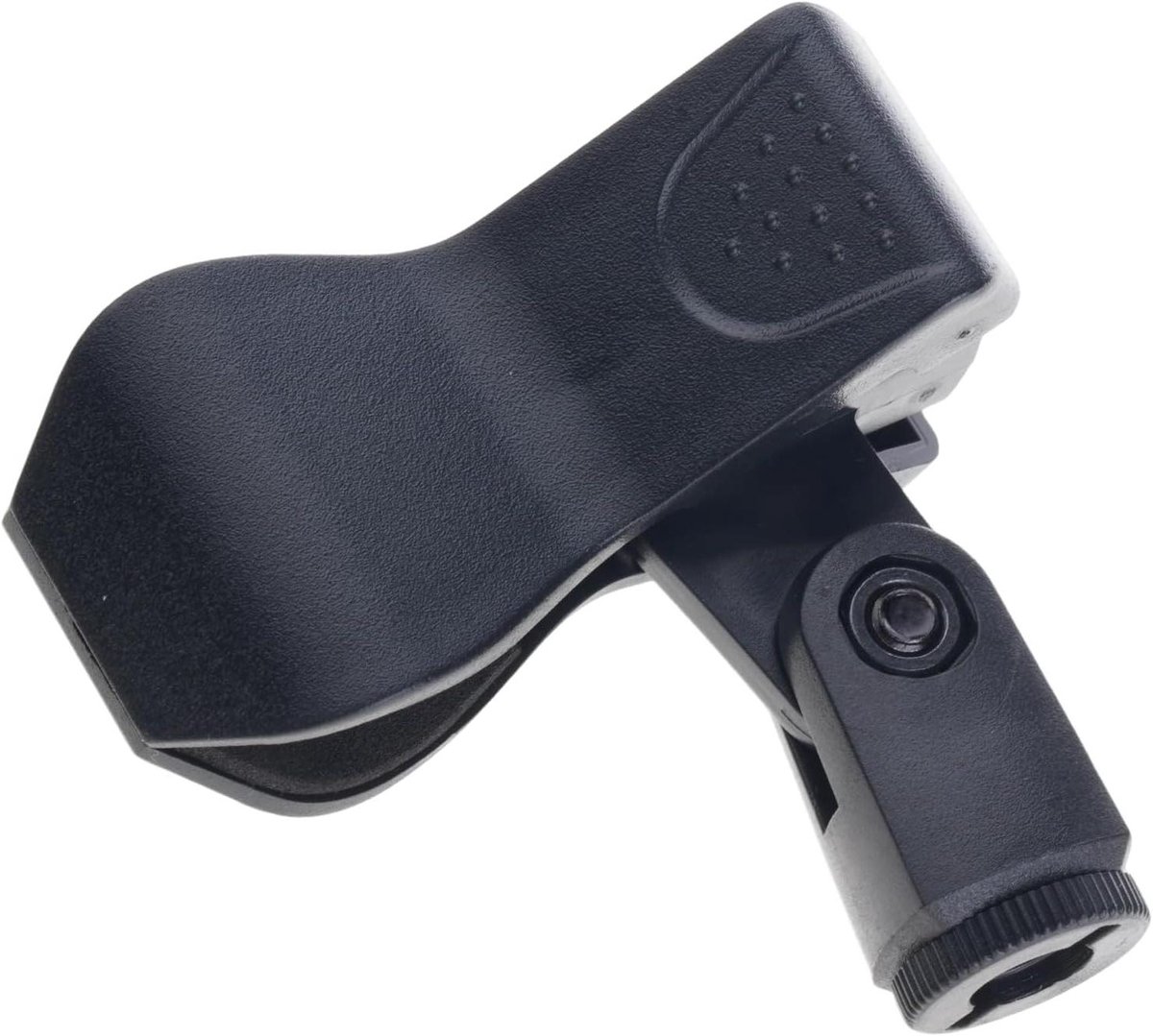 Microfoon Clip Houder - Mic Clip Microfoonbeugel - Opnames Verbeteren - Universeel Klembereik - Verstelbaar - Zwart