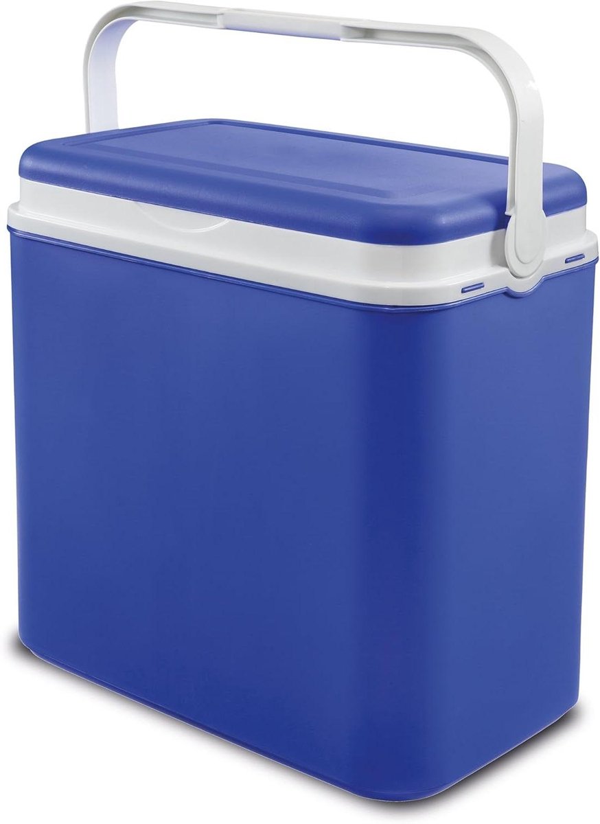 Grote Koelbox - Picknick Box - Buiten Genieten - Extra Grote Capaciteit - 32 Liter - Blauw