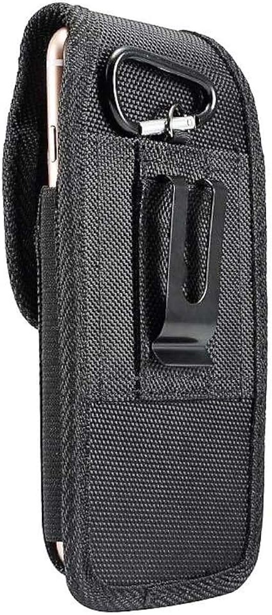 Case Cover Nylon met Metalen Clip Business voor Lenovo S680 - Zwart