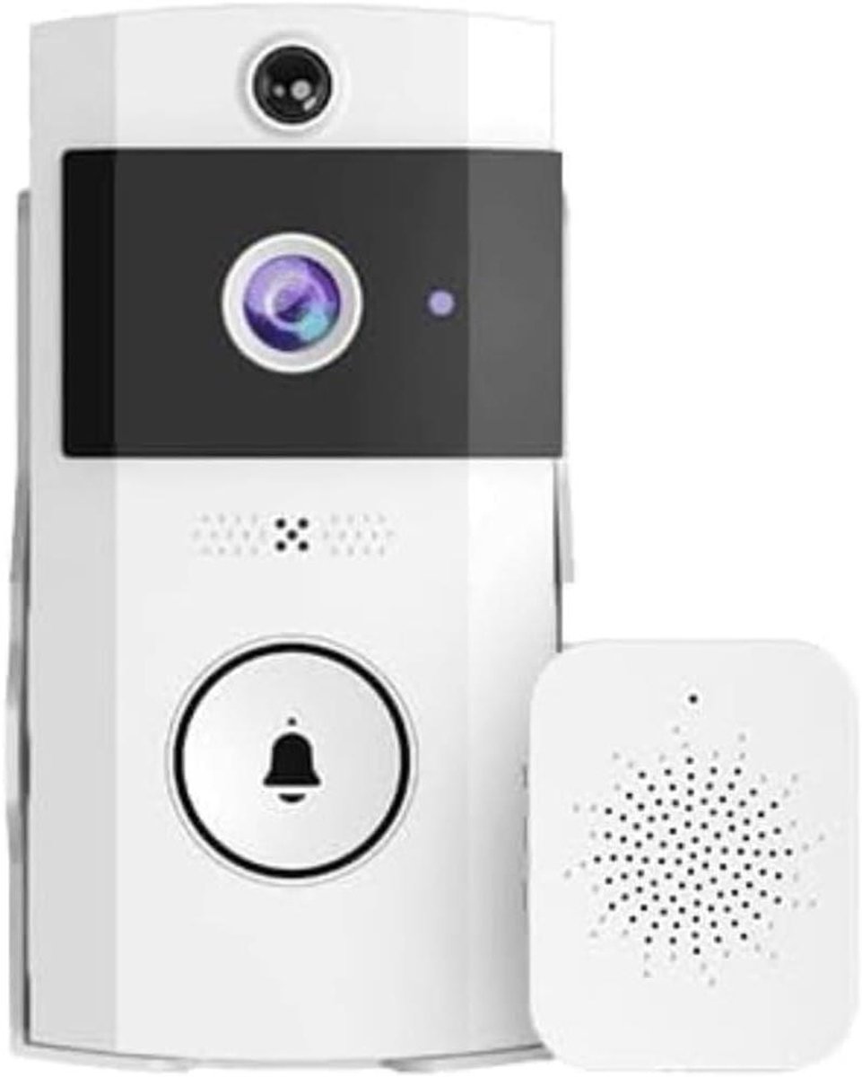 Video Deurbel - Slimme Camera - Veiligheid Thuis - Twee Weg Audio - 14 x 8 x 7 cm - Wit