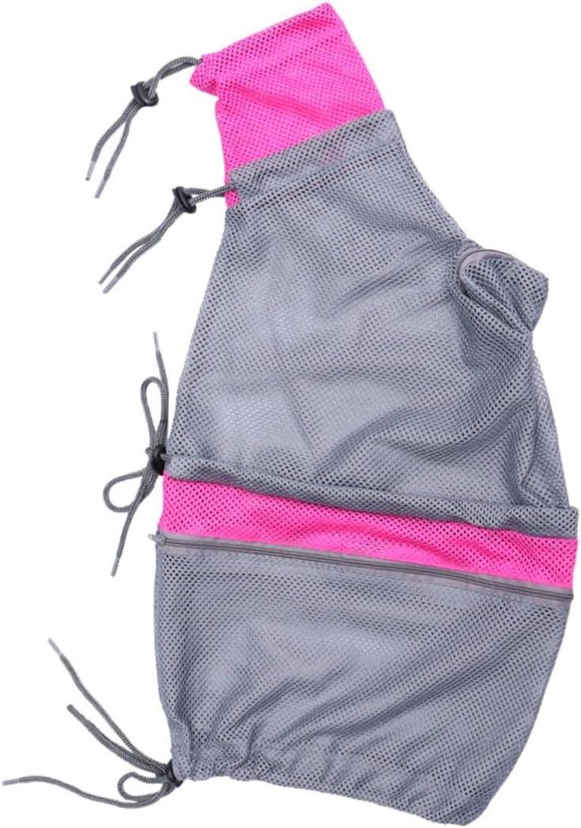 Katten Verzorgingstas - Badnet Kat - Huisdier Verzorgen - Ademend Dubbel Mesh - 60 x 34 cm - Blauw