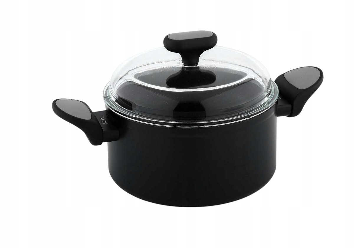 Giet Aluminium Pan met Deksel 24cm, 5.1L, Greblon C3+ Anti-aanbaklaag