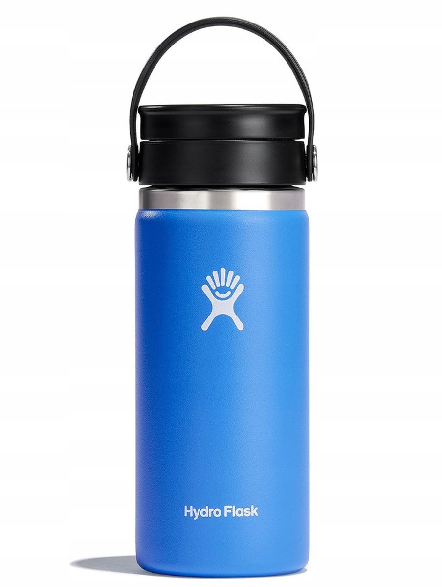 Hydro Flask Thermobeker 16 OZ Flex Sip Lid - Cascade Blauw