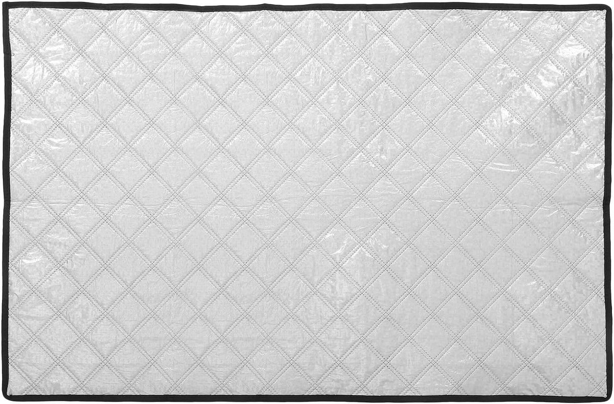 Warmteschild Aluminiumfolie - Isolatiehoes Vriezer - Koelbox Beschermen - Hoogrendementsisolatie - 145 x 75 cm - Zilver