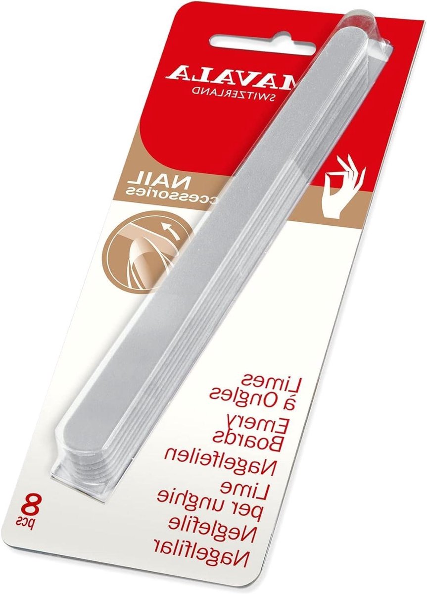 Nagelvijlen - Zandblad vijlen - Nagels Vormgeven - Fijn Hout - 8 Stuks - Geel Wit