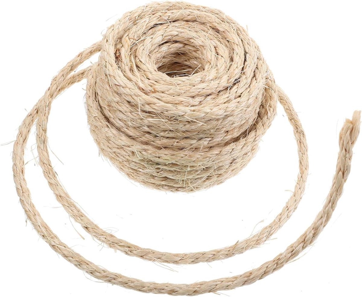 Krabtouw - Sisal touw - Kattenmeubels maken - Natuurlijk materiaal - 10 meter - Bruin