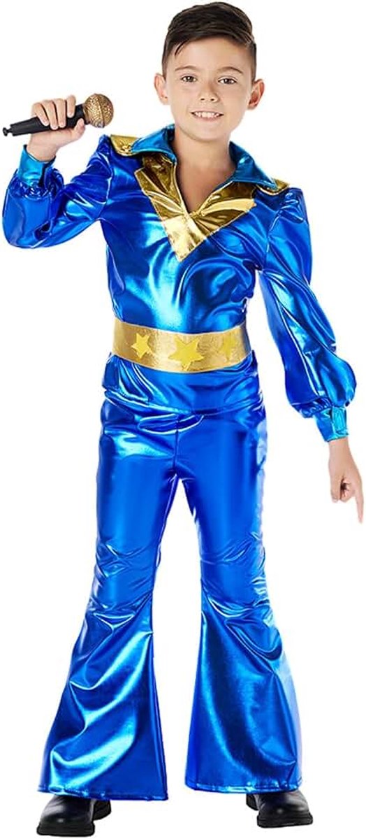 - Kindercostuum Disco King | 3-delige set, kostuum voor kinderen, zanger of superster, carnaval en themafeest
