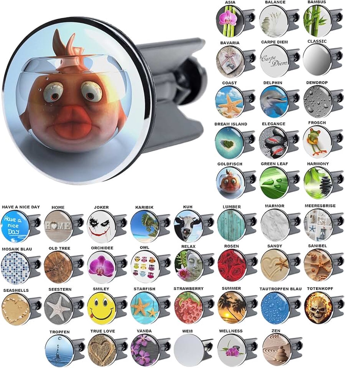 Stopper goudvis, vele mooie wastafel stopper om uit te kiezen, hoogwaardige kwaliteit ✶✶✶✶✶✶