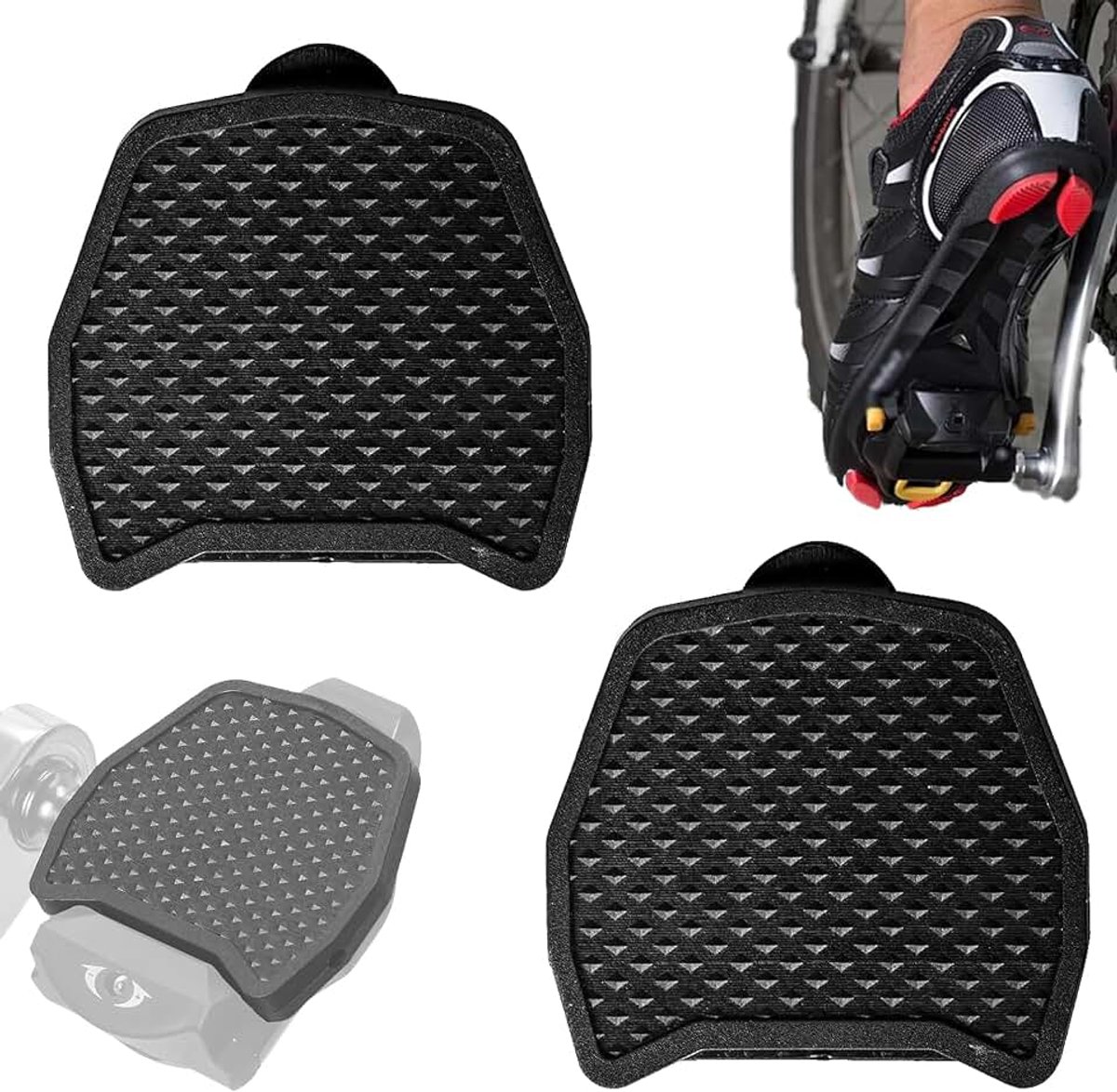 Pedalenplaat adapter voor Shimano SPD Klikpedalen Racefiets – Vlakk e pedaalplaat voor ombouwen SPD pedalen Shimano