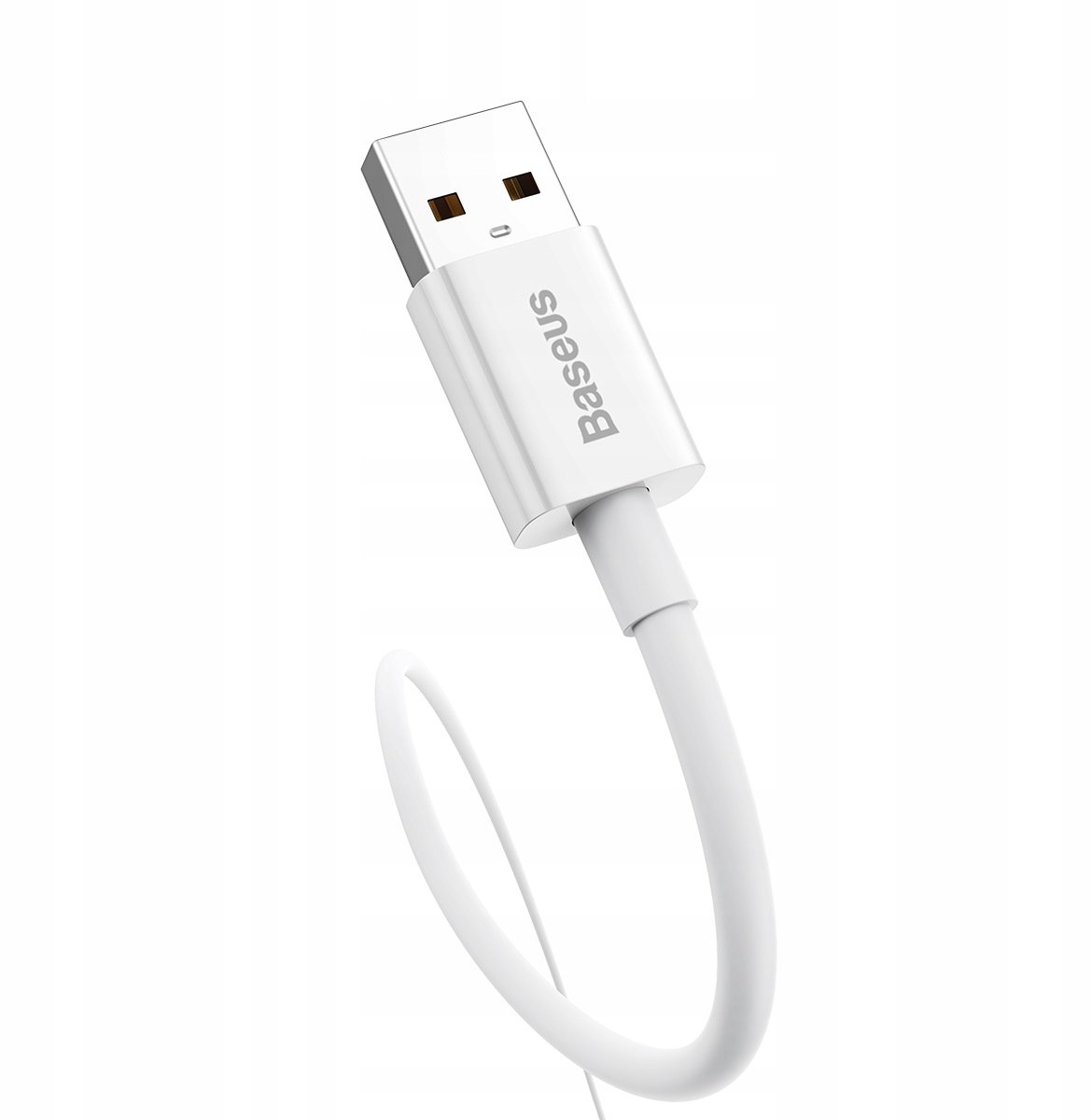 Baseus USB-C Kabel 100W 6A Snel Opladen - 1m Wit