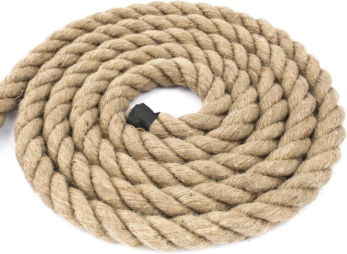 Jute Touw - Natuurlijk Touw - Decoratief Gebruik - Milieuvriendelijk - 30 meter - Natuurlijk