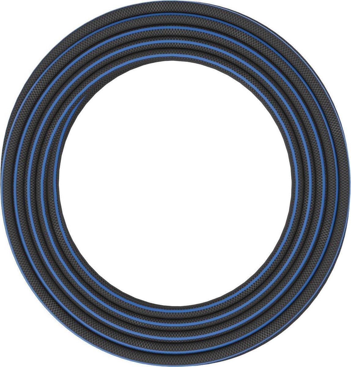Tuinslang L - Waterslang - Tuin besproeien - Niveau 4 verdraaiingsbestendig - 30 meter - Zwart/Oranje/Blauw