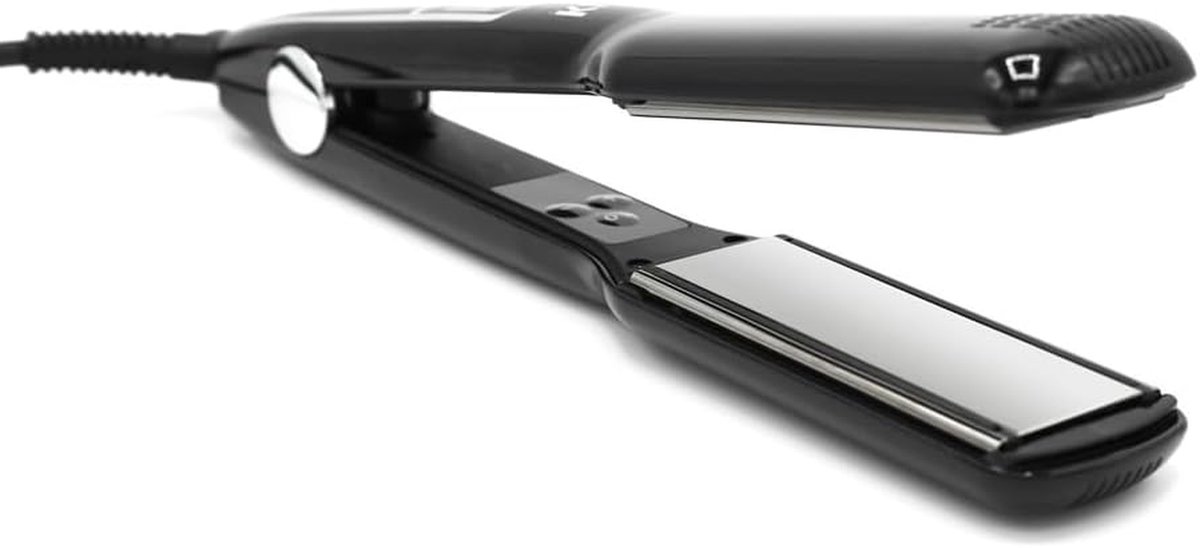 Haarstijltang - Stijltang Krultang - Haar Stylen - Extra Brede Platen - 37 mm - Zwart