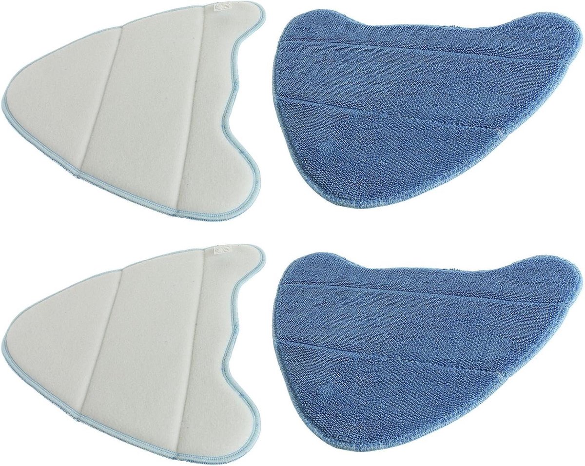 Wasbare Pads - Stoomreiniger Dweilen - Grondig Reinigen - Premium Microvezel - Set van 4 - Variërend