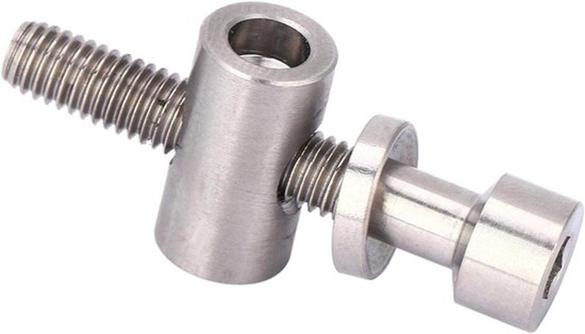 Fiets Zadelpen - Schroef - Titanium - Legering - Bout - Vast - Ronde Kop - M5x30/35/40mm - Geschikt voor - Fiets Zadelpen