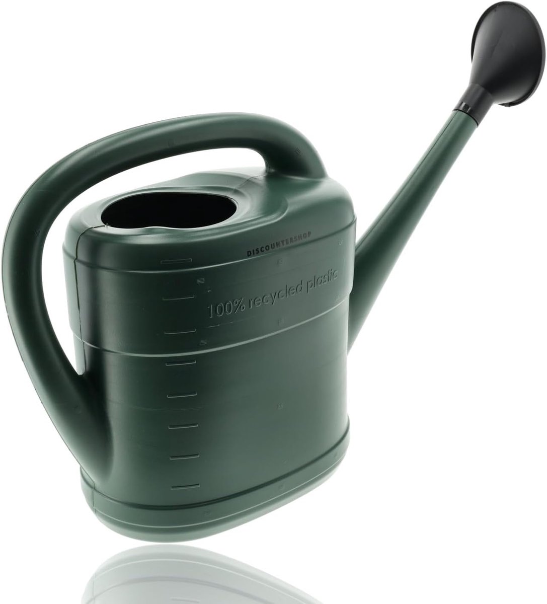 Gieter 10 liter - groene gieter met sproeikop - kunststof - ideaal voor grote tuinen - SnelShoppen
