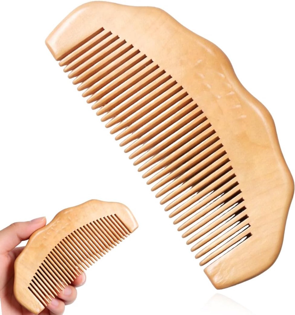 werkkam met opbergtas, houten kam, cadeau voor zwangere vrouwen, natuurlijke pijnverlichting, stressvermindering voor zwangere vrouwen