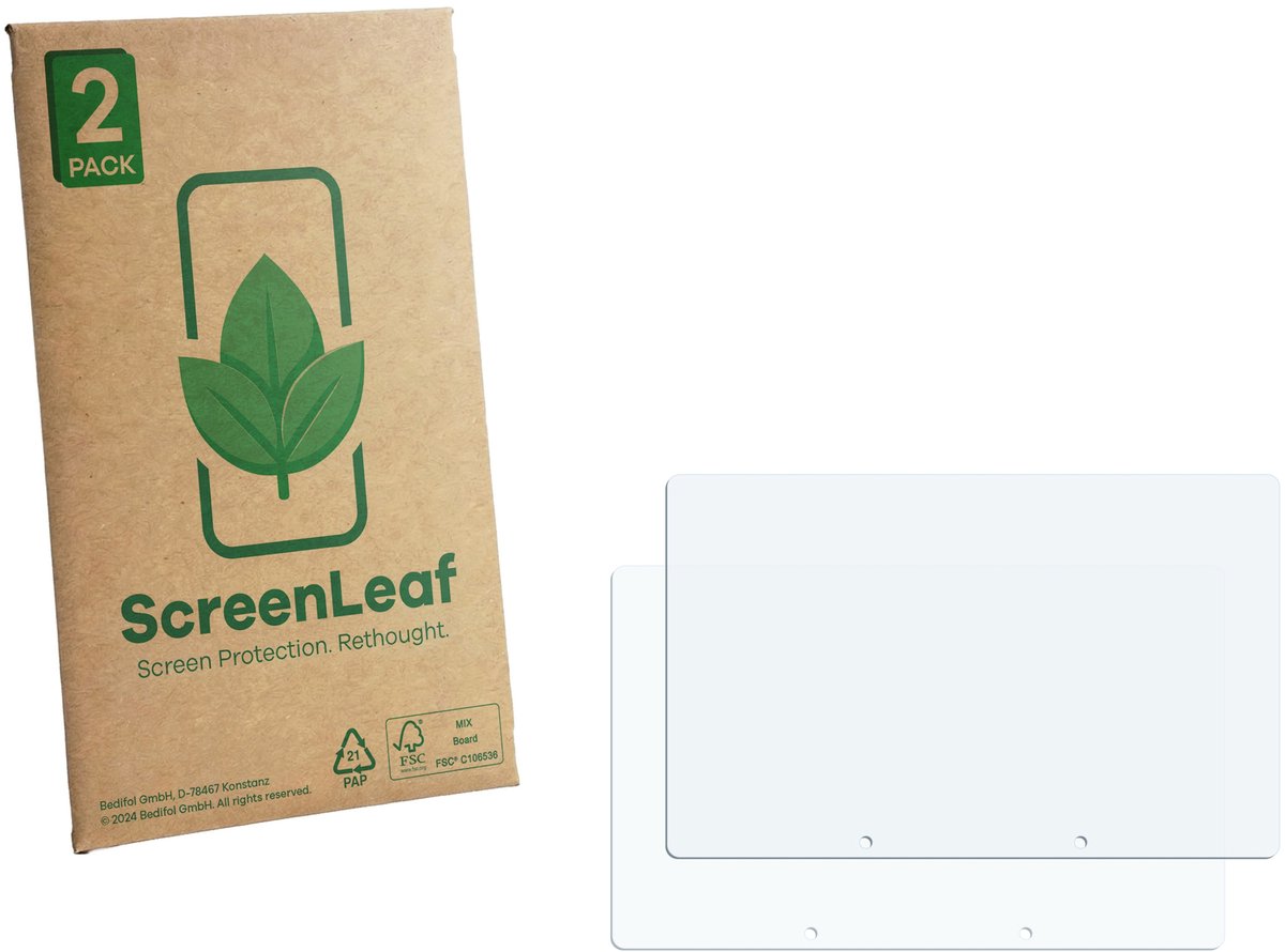 2 Stuks Screenprotector voor Atoto A7 10.1" - Hoogwaardige Beschermfolie transparant