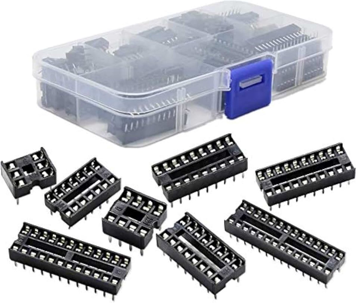66-delige DIP-IC-busadapters soldeerbus-kit 6/8/14/16/18/20/24/28 pinnen