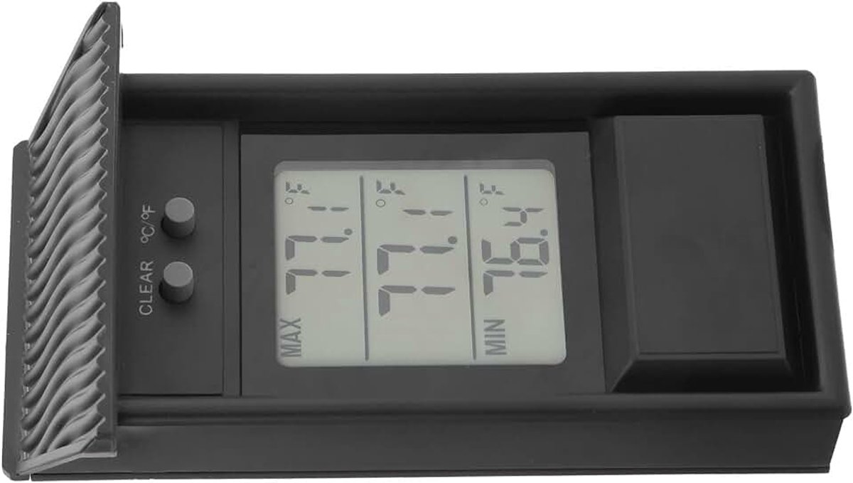 Temperatuurmeter, Draagbare Temperatuurmeter ‑20‑50 ℃ Temperatuurmeting Outdoor Digitale Goede Duurzaamheid en Stabiliteit voor Tuinkas