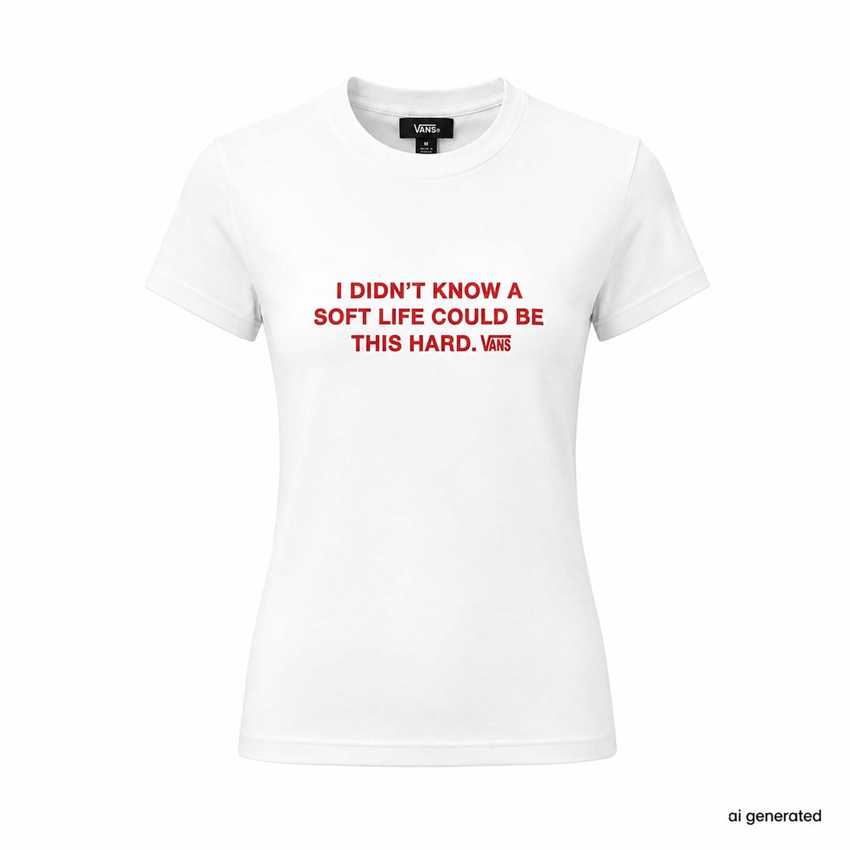 Vans Soft Life Baby Tee T-Shirt - Fashion Wear - Vrouwen