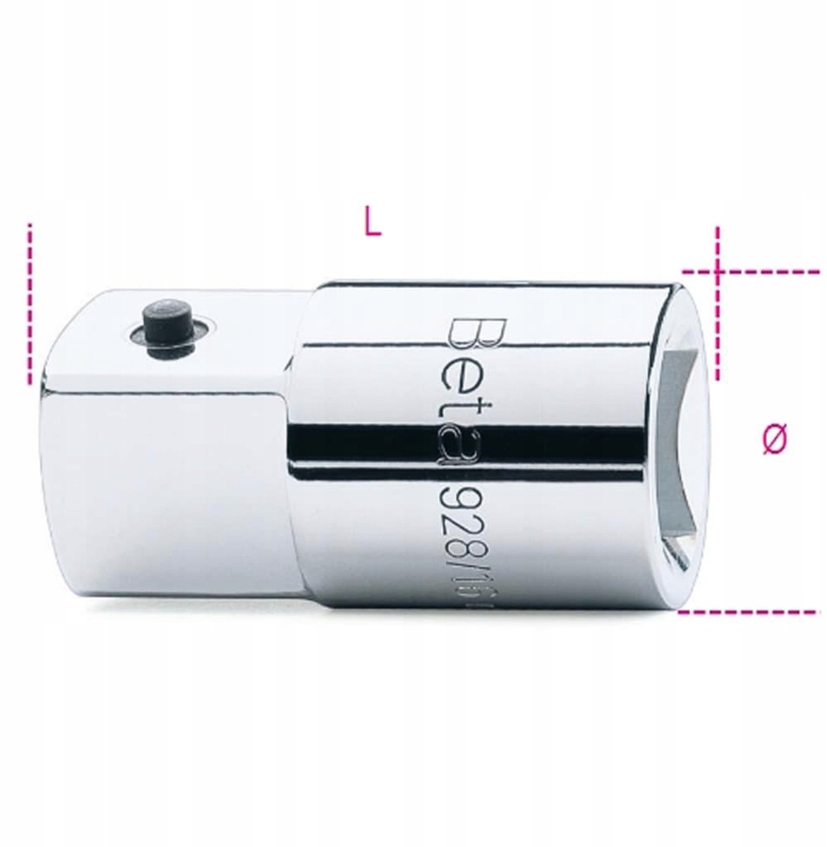 Beta-Tools-Adapter-928/16-3/4"-vrouwelijk-en-1"-mannelijk