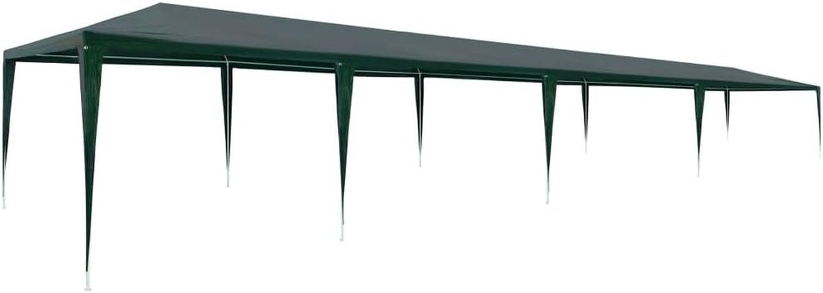 Partytent - Feesttent Tuinpaviljoen - Feestelijke Bijeenkomsten - UV- en Waterbestendig - 3x12 Meter - Groen