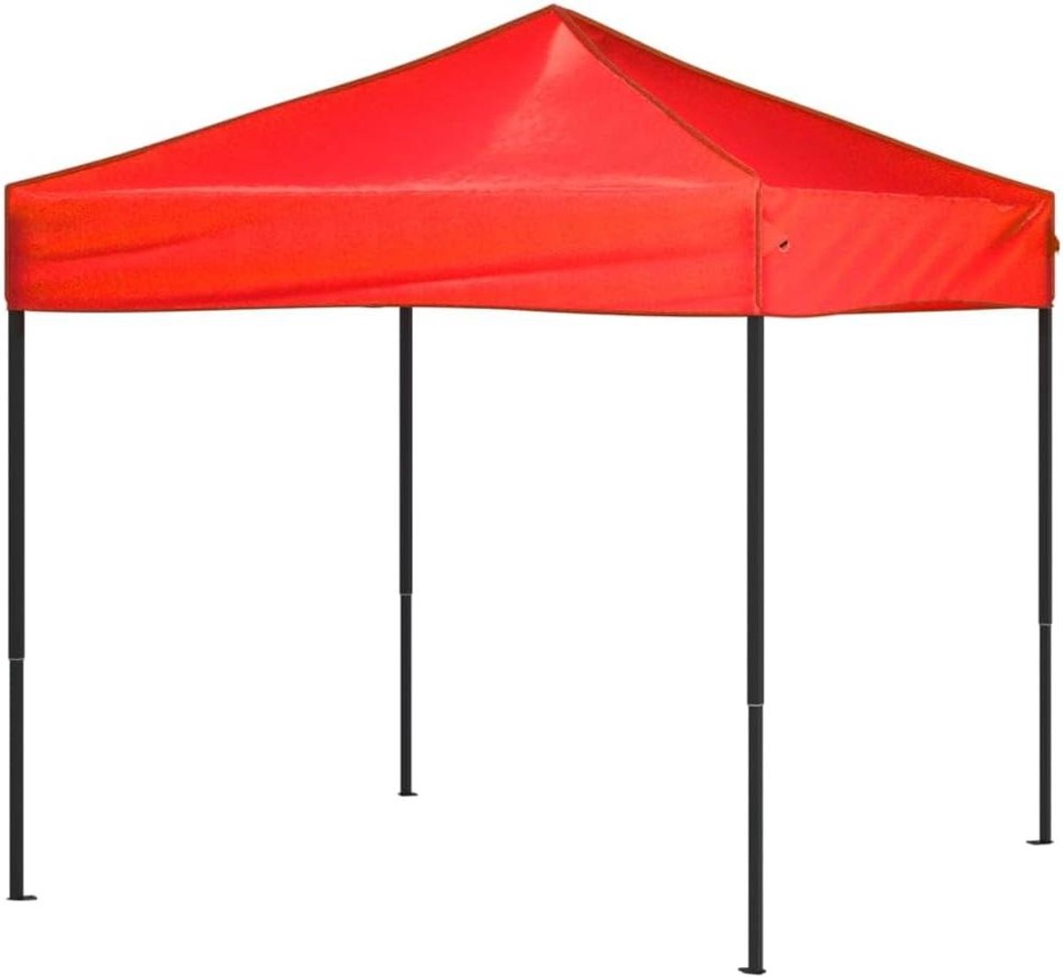 Feesttent - Partytent Paviljoen - Buitenfeest Organiseren - Inklapbaar Ontwerp - 2x2 Meter - Rood