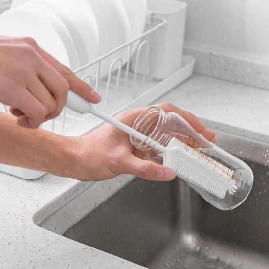 Siliconen Flessenborstel Schoonmaak - Glazen Fles Borstel — afbeelding 3