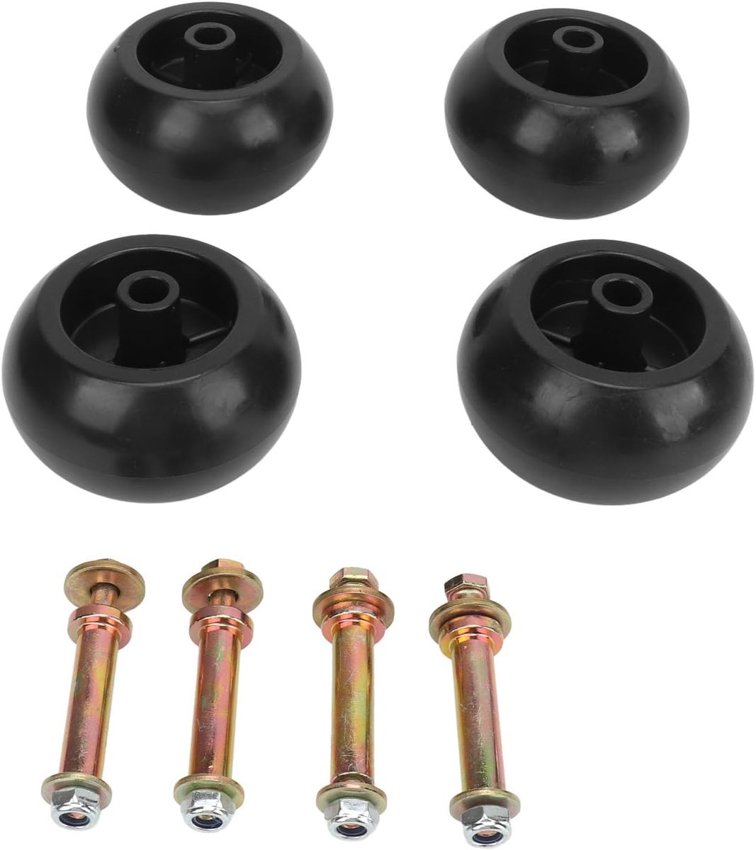 Wielset voor grasmaaiers, 4-delig, bandensnijder-plateauwielset voor Exmark Explorer, Grounds Master