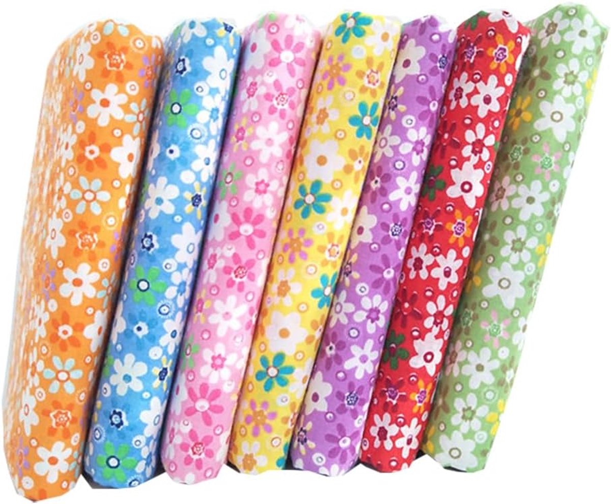 Stofpakket patchwork van 100% katoen Fat Quarter stof naaien katoenen stof verpakking quiltingstof (Sunflower serie)